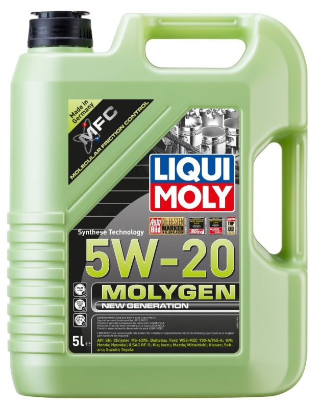 Масло моторное LIQUI MOLY MOLYGEN NEW GENERATION 5W20 4л-  тг.