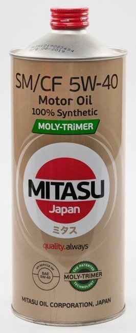 Масло моторное Mitasu MOLY-TRiMER 5w40 1л-  тг.