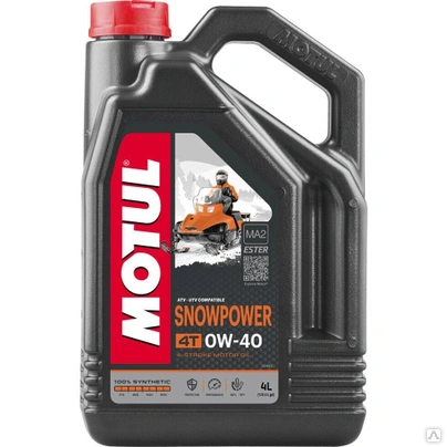 Масло моторное MOTUL Snowpower 4T 0w40 4л-  тг.