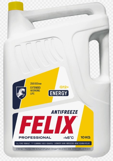 Антифриз FELIX Energy желтый 10кг-  тг.