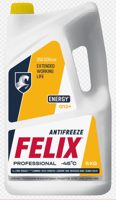 Антифриз FELIX Energy желтый 5кг-  тг.