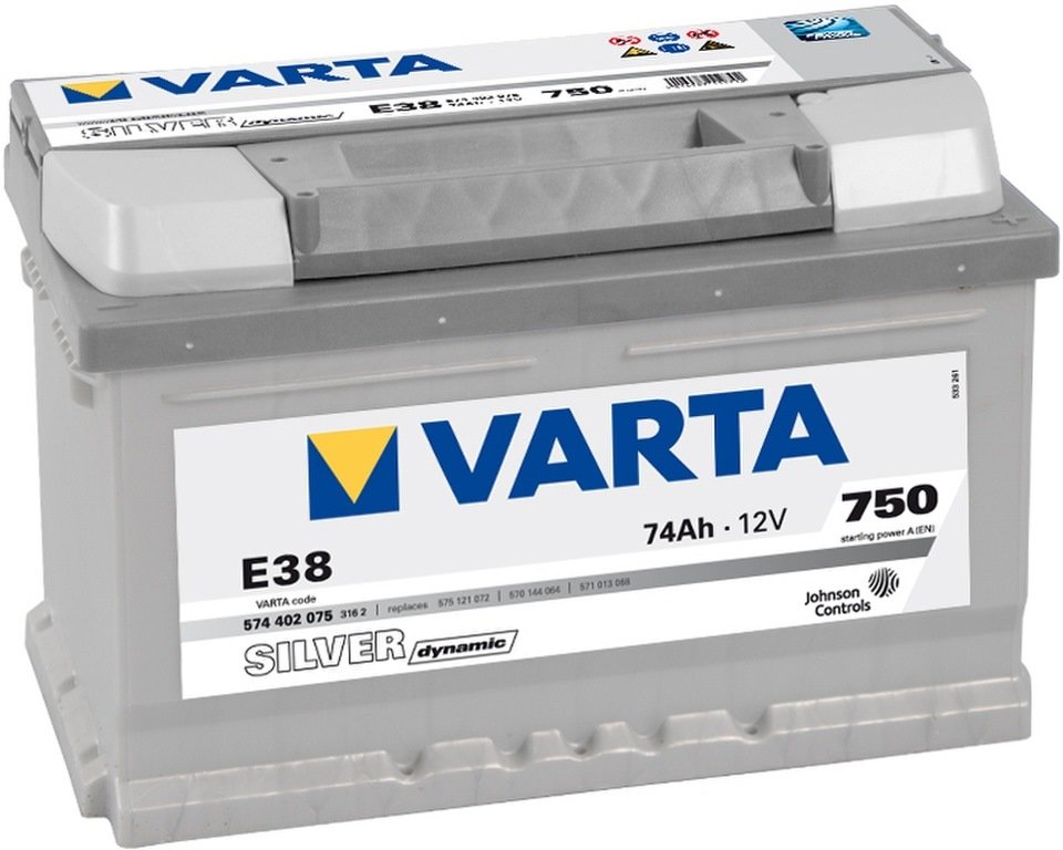 Аккумулятор Varta74 а/ч-  тг.