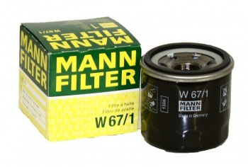 Фильтр масляный Mann W67/1-  тг.