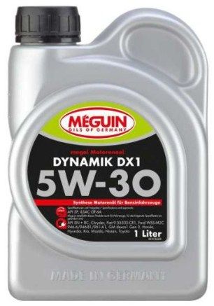 Масло моторное MEGUIN DYNAMIK DX1 5W-30 1л-  тг.