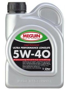 Масло моторное MEGUIN ULTRA PERFORMANCE LONGLIFE 5W-40 1л-  тг.