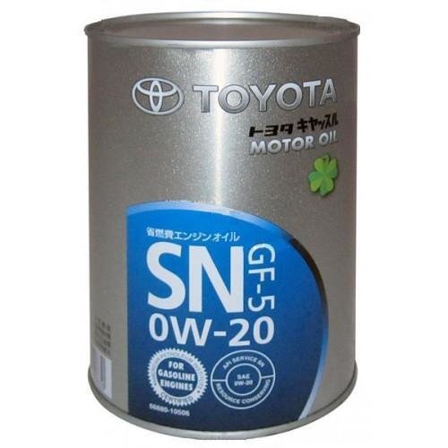 Моторное масло TOYOTA Motor Oil SN 0W-20 1л-  тг.
