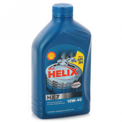 Масло моторное Shell Helix HX7 10W-40 1л-  тг.