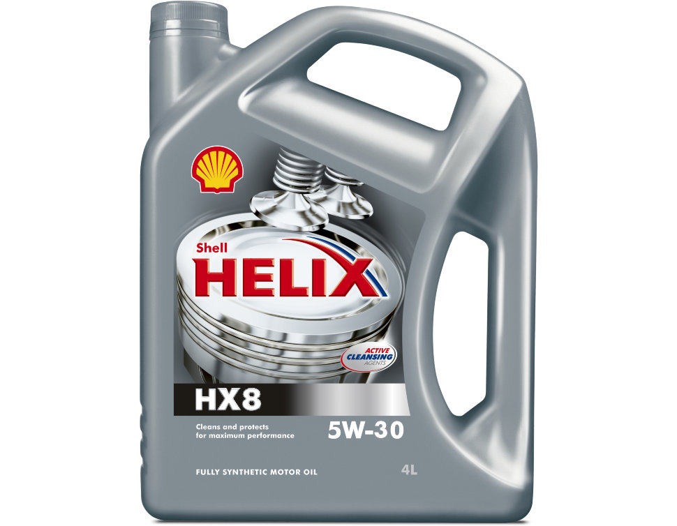 Масло моторное Shell Helix HX8 Synthetic 5W-30 4л-  тг.