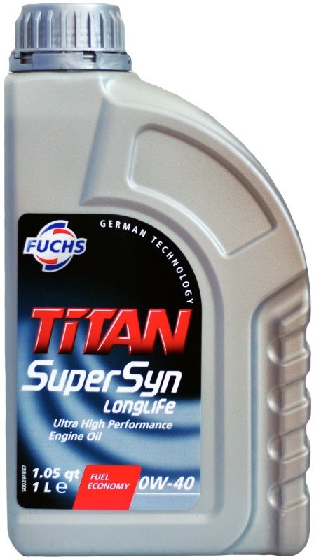 Масло моторное Titan Supersyn Longlife 0W-40 1л-  тг.